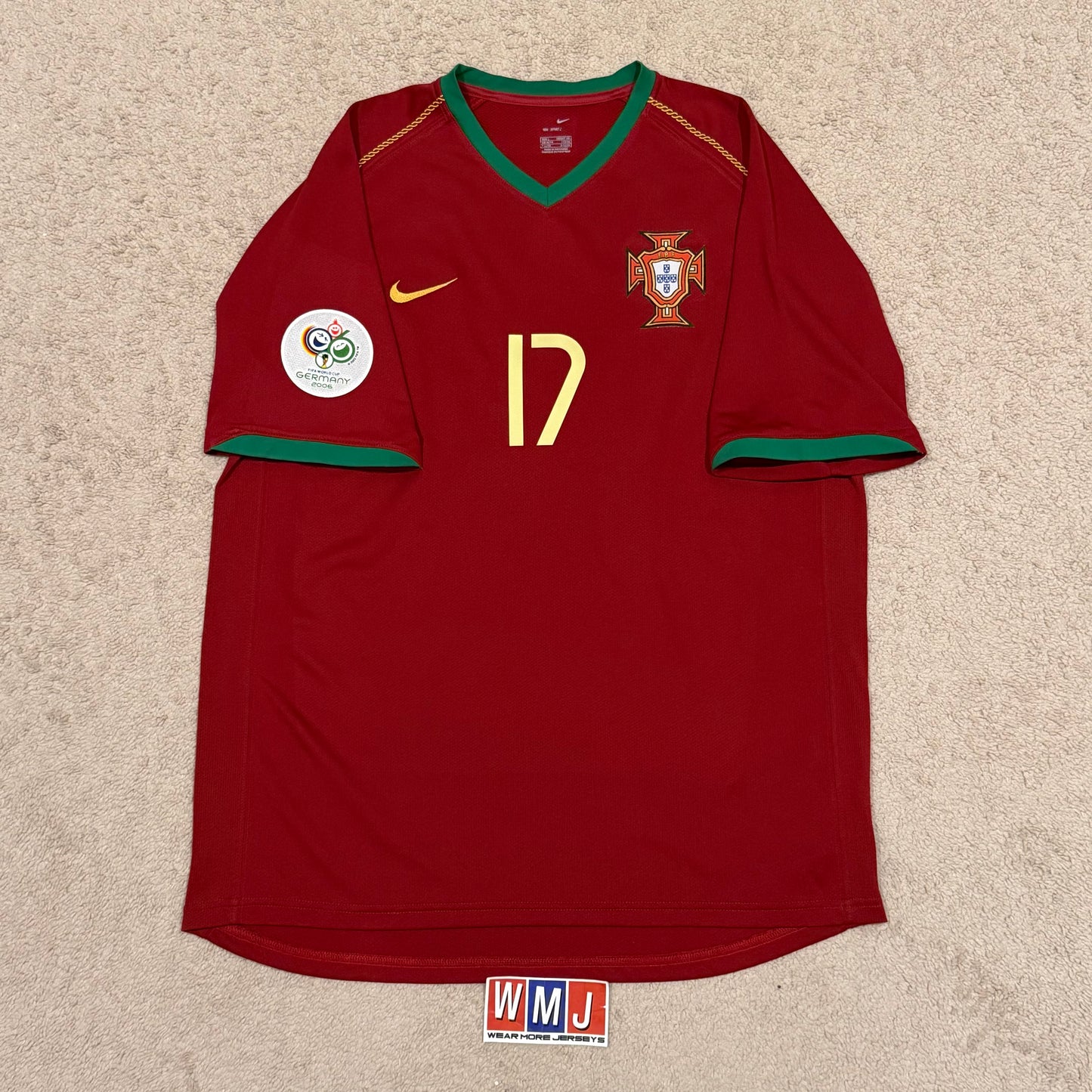 Portugal 2006 World Cup home x Cristiano Ronaldo #17 (L)