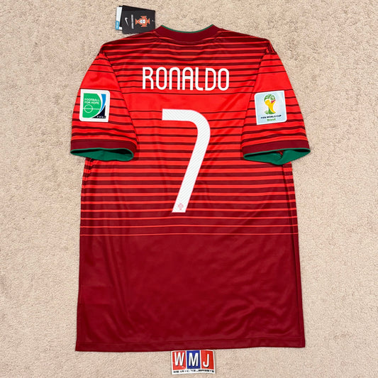 Portugal 2014 World Cup home x Cristiano Ronaldo #7 (M) *BRAND NEW WITH TAGS