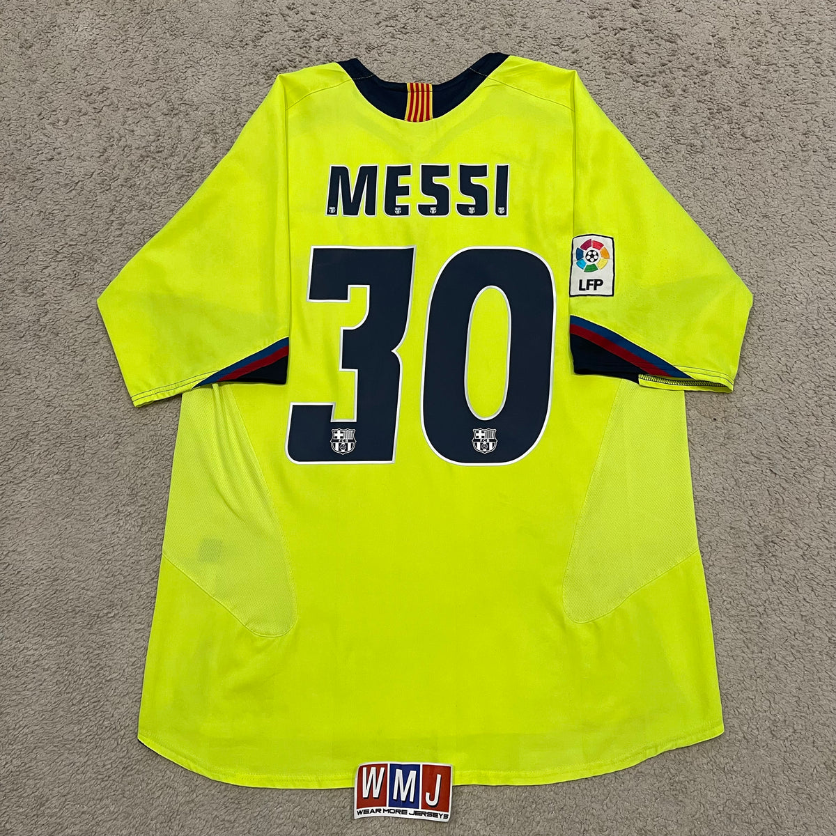 Barcelona 2005/06 away x Messi #30 (L)