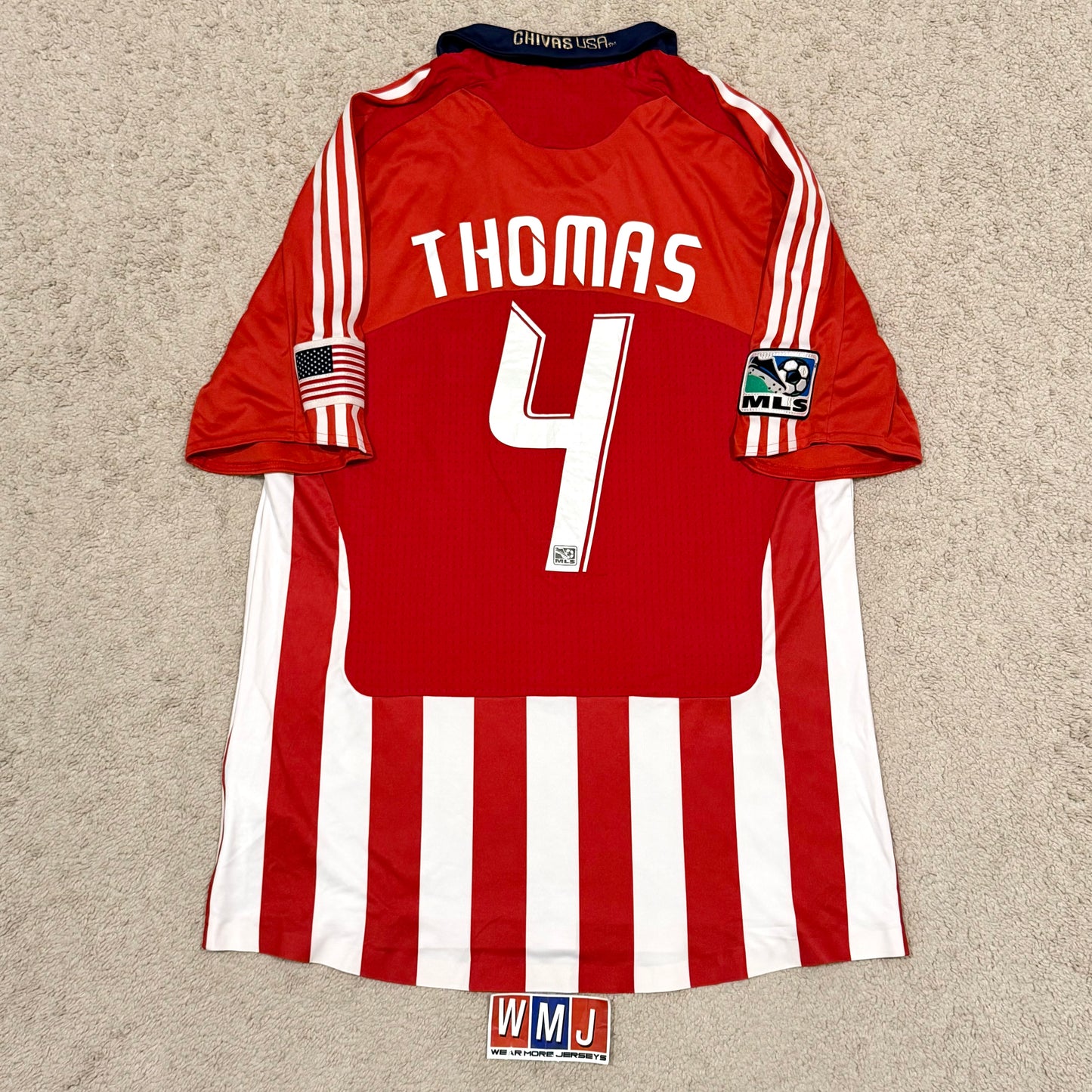 Chivas USA 2008/09 home PLAYER VERSION x Shavar Thomas #4 (XL)