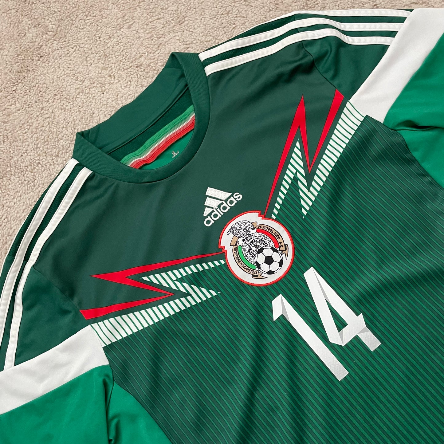 Mexico 2014 World Cup home x Chicharito Hernandez #14 (M)