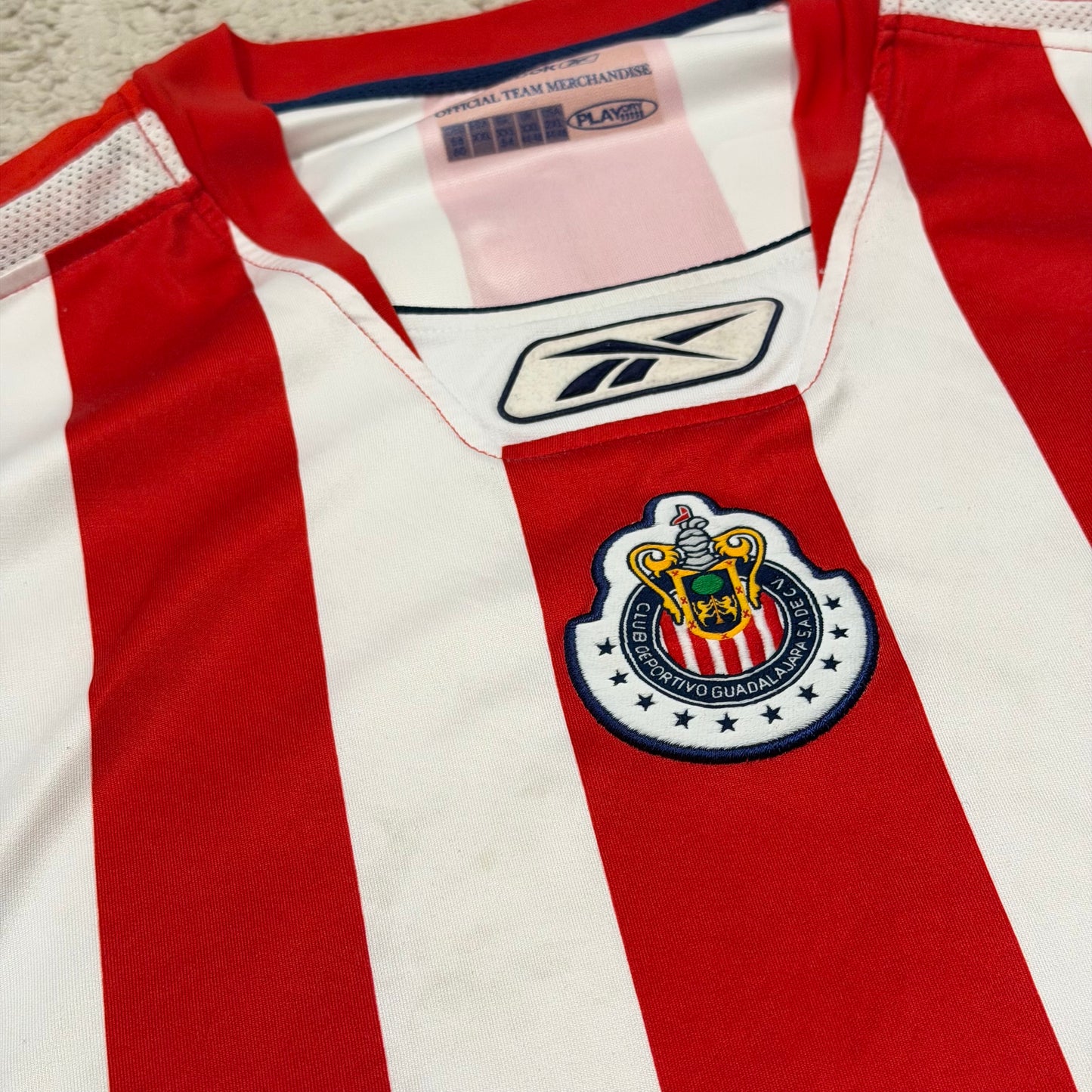 Chivas de Guadalajara 2005/06 home LONG SEEVES  x Bofo Bautista #100 (XXL)