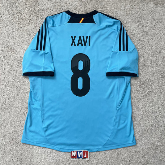 Spain 2012 EURO away x Xavi #8 (XL)