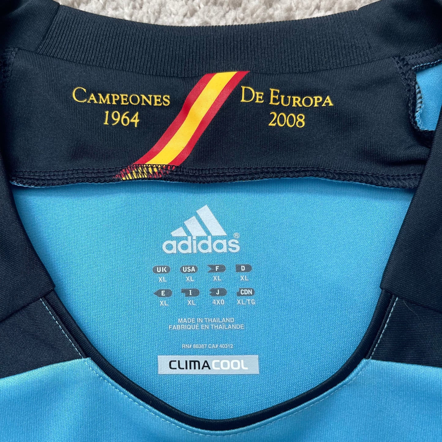 Spain 2012 EURO away x Xavi #8 (XL)