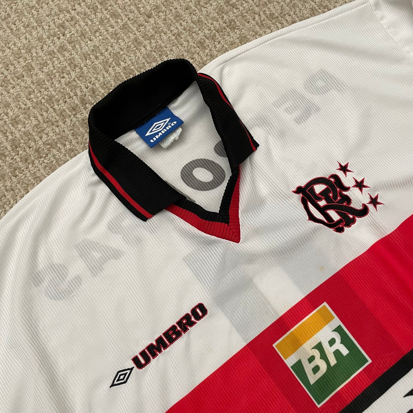 Flamengo 1999/2000 away LONG SLEEVES x Romario #11 (XXL)