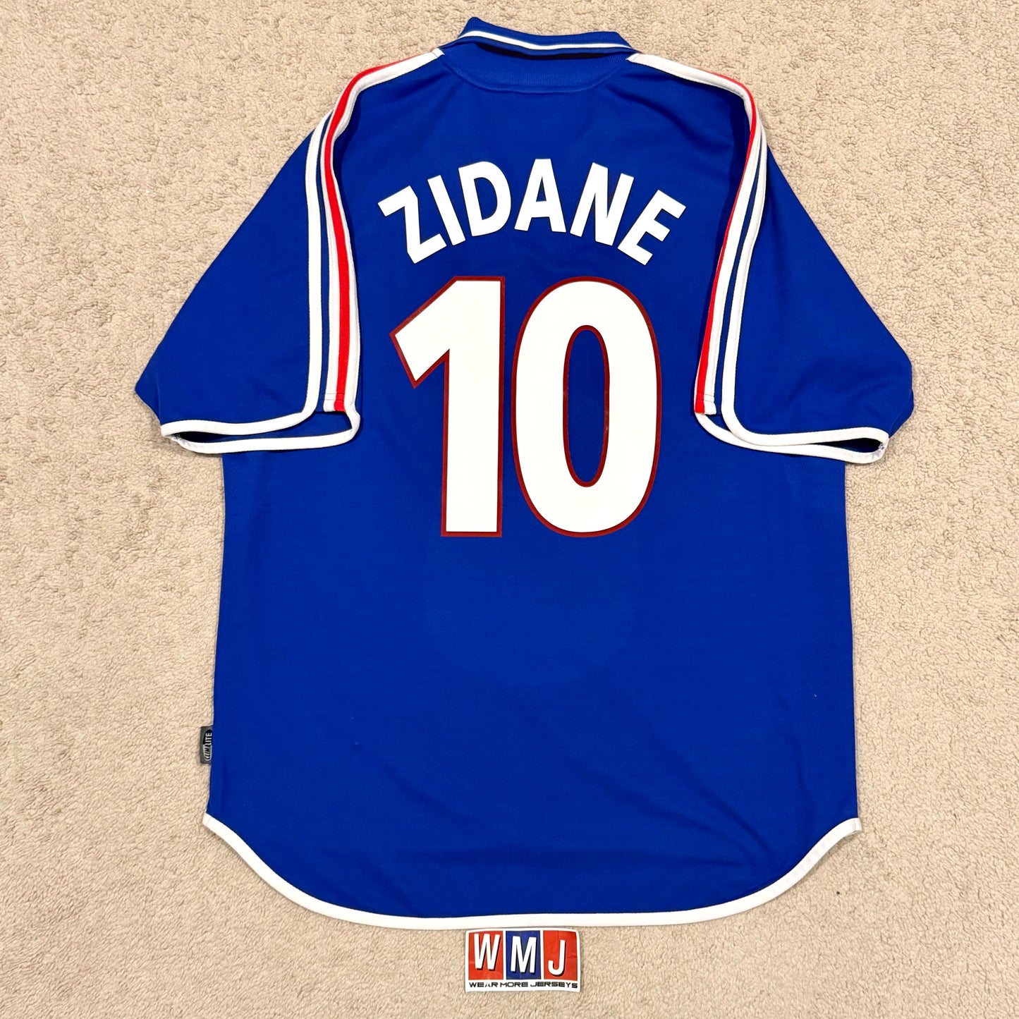 France 2000 EURO home x Zinedine Zidane #10 (L)