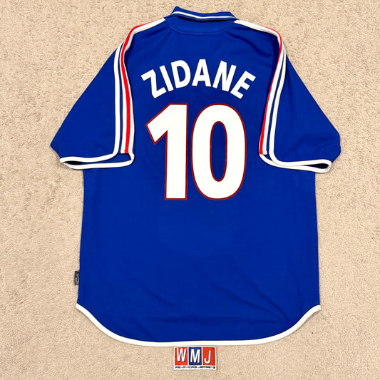 France 2000 EURO home x Zinedine Zidane #10 (L)