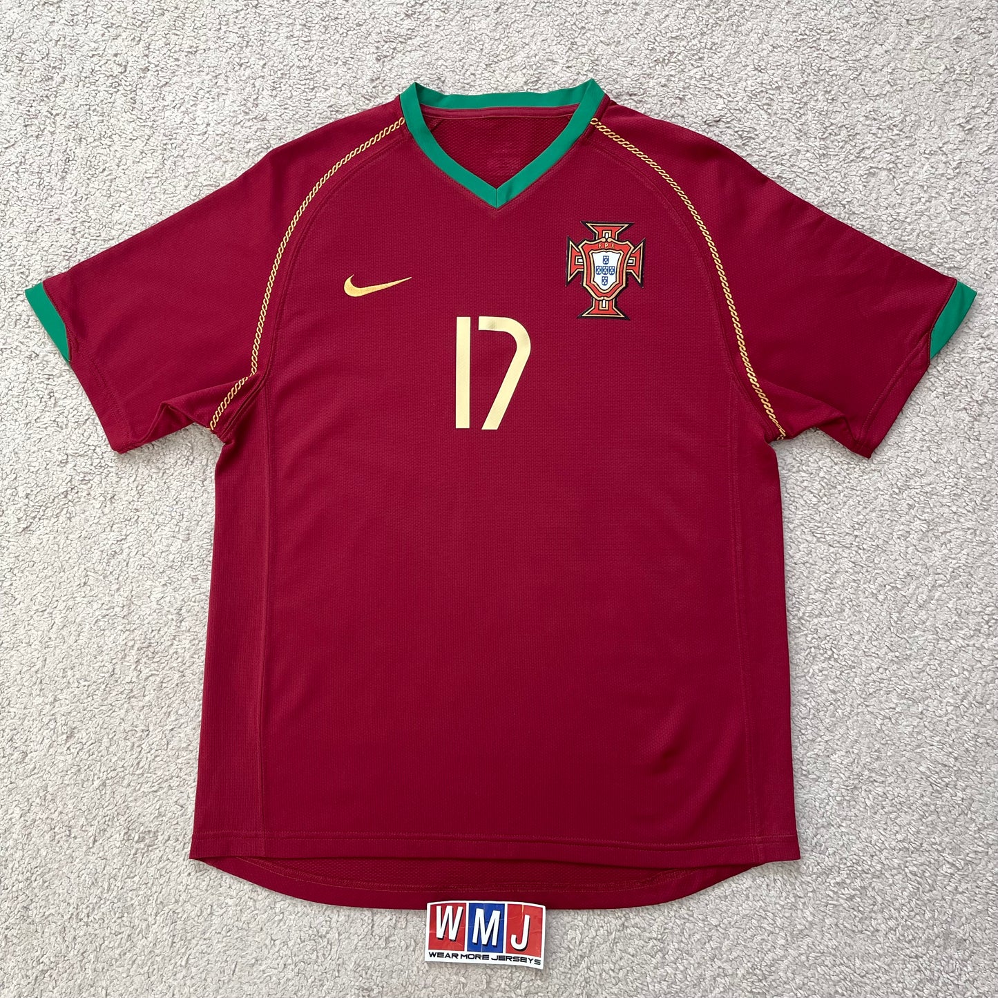 Portugal 2006 World Cup home x Cristiano Ronaldo #17 (S)