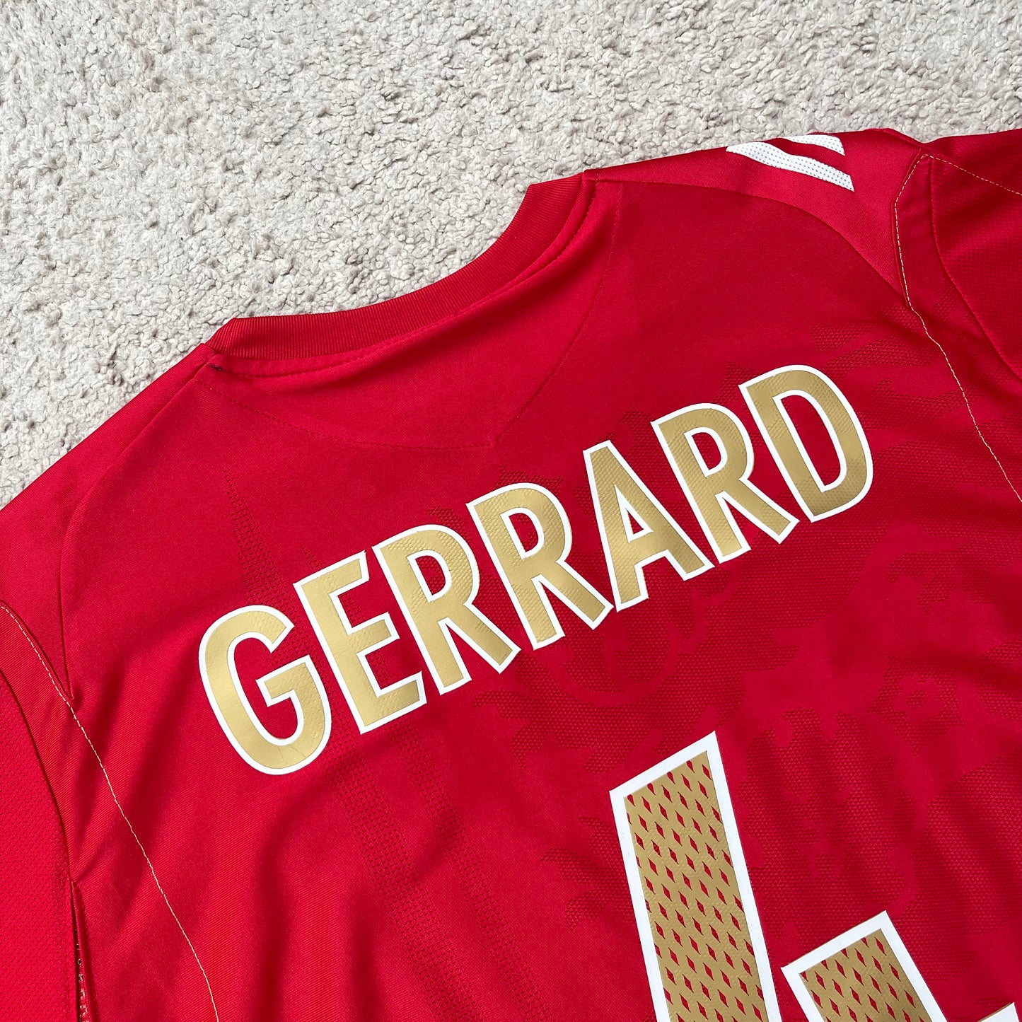 England 2006 World Cup away x Steven Gerrard #4 (L)