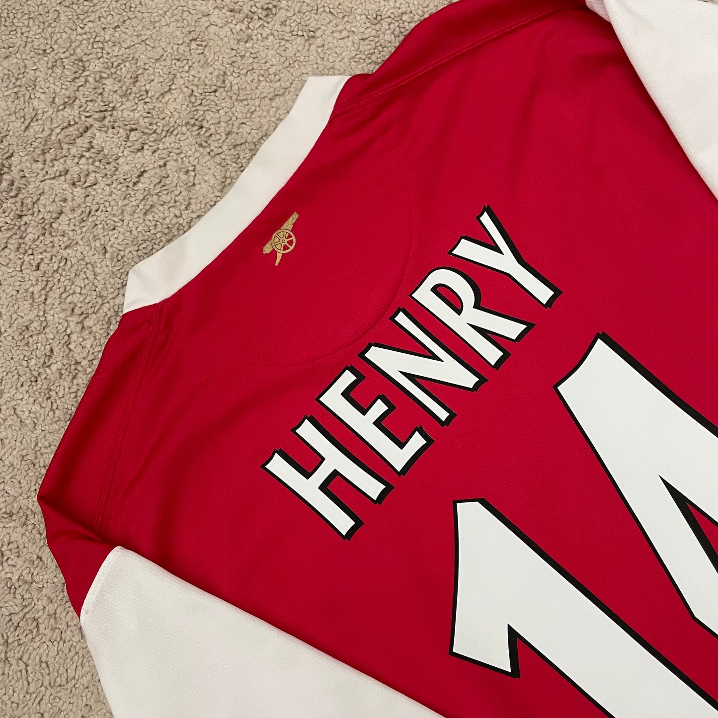 Arsenal 2007/08 home x Thierry Henry #14 (XL)