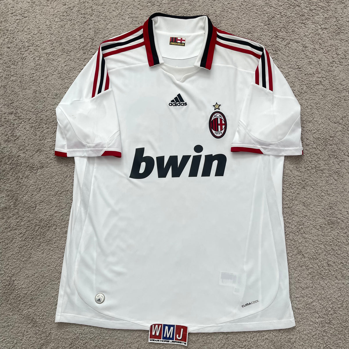 AC Milan 2009/10 away x Ronaldinho #80 (XL)