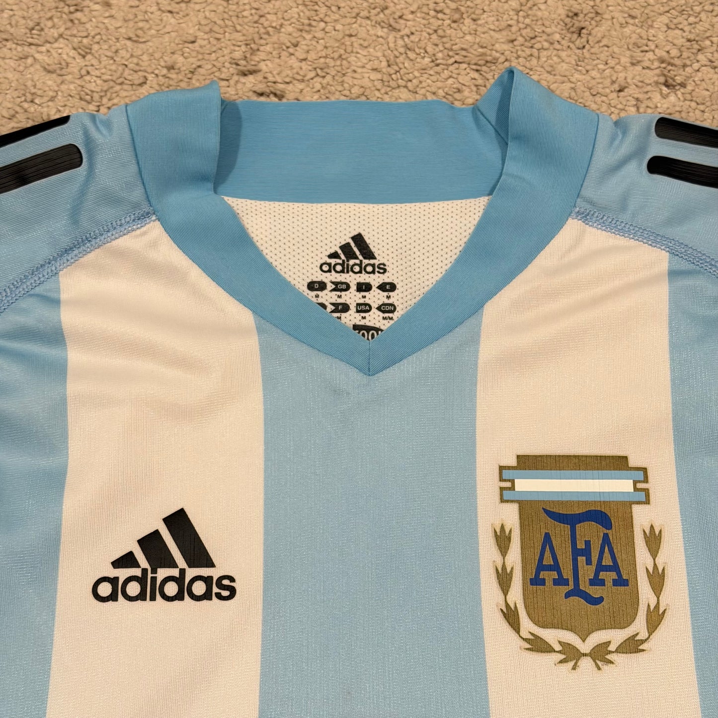 Argentina 2002 World Cup home PLAYER VERSION x Gabriel Batistuta #9 (M)