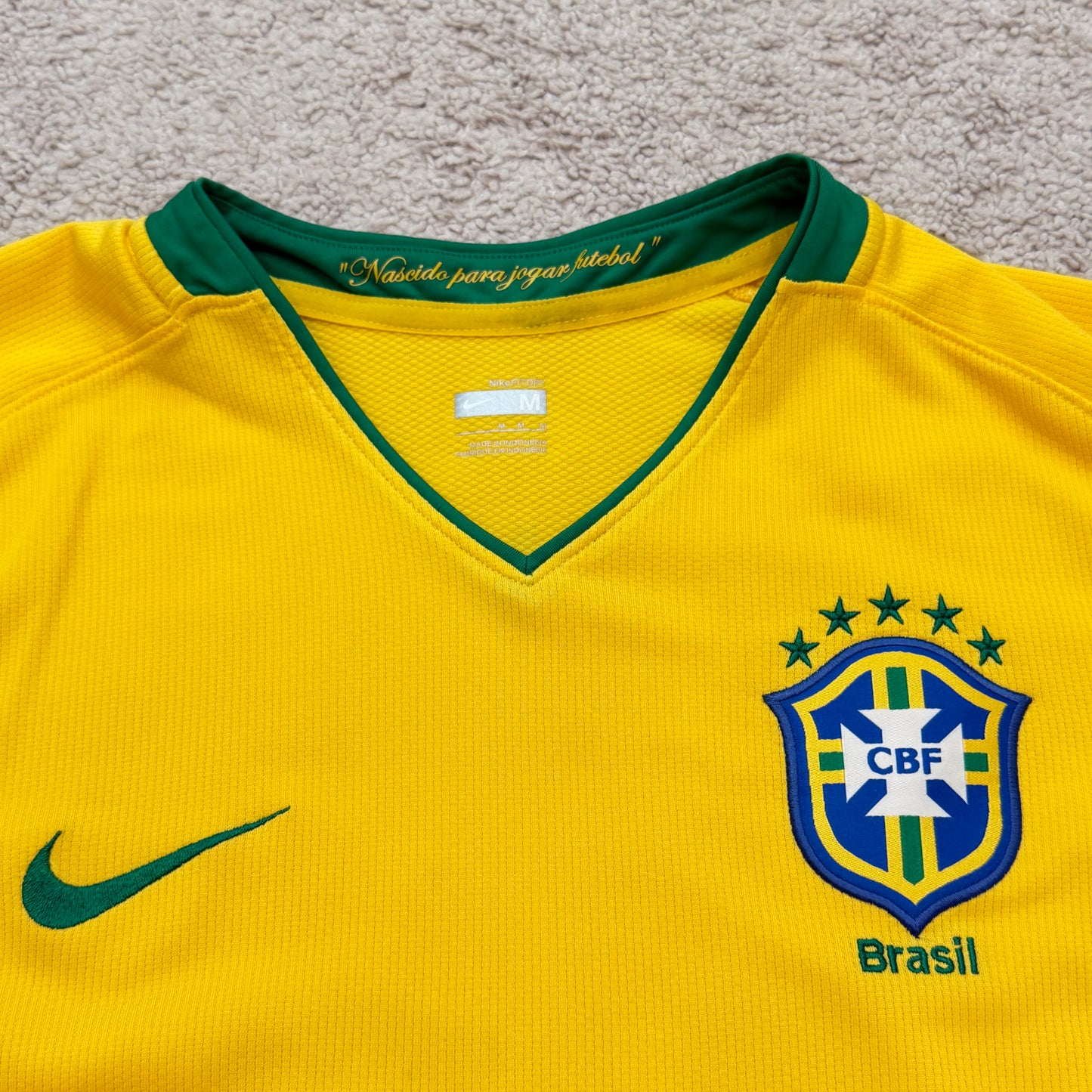 Brazil 2008/2009/2010 home x Ronaldinho #10 (M)