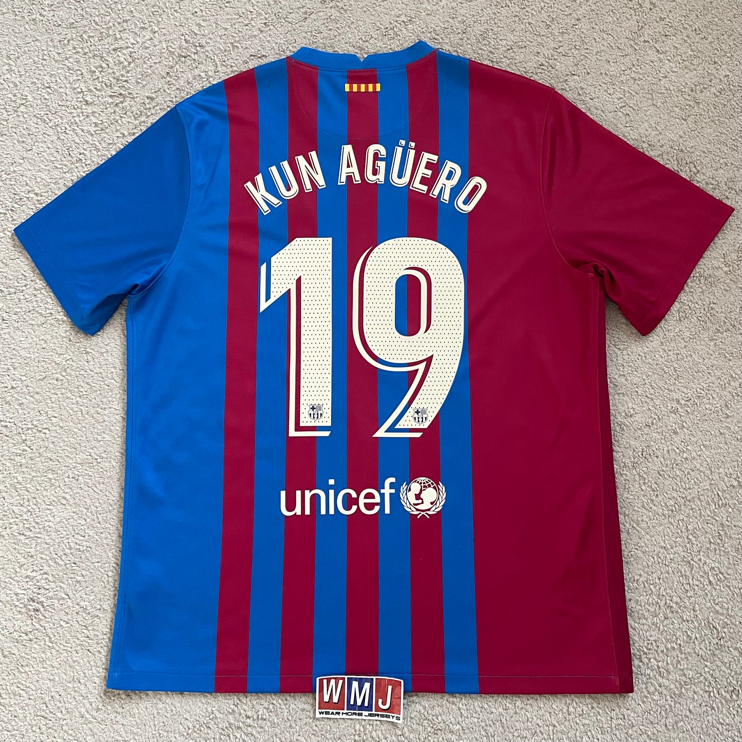Barcelona 2021/22 home x Sergio Kun Agüero #19 (XL)