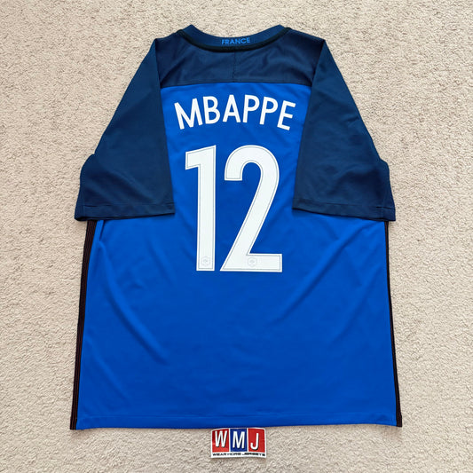 France 2016/17 home player x Kylian Mbappé #12 (XL)