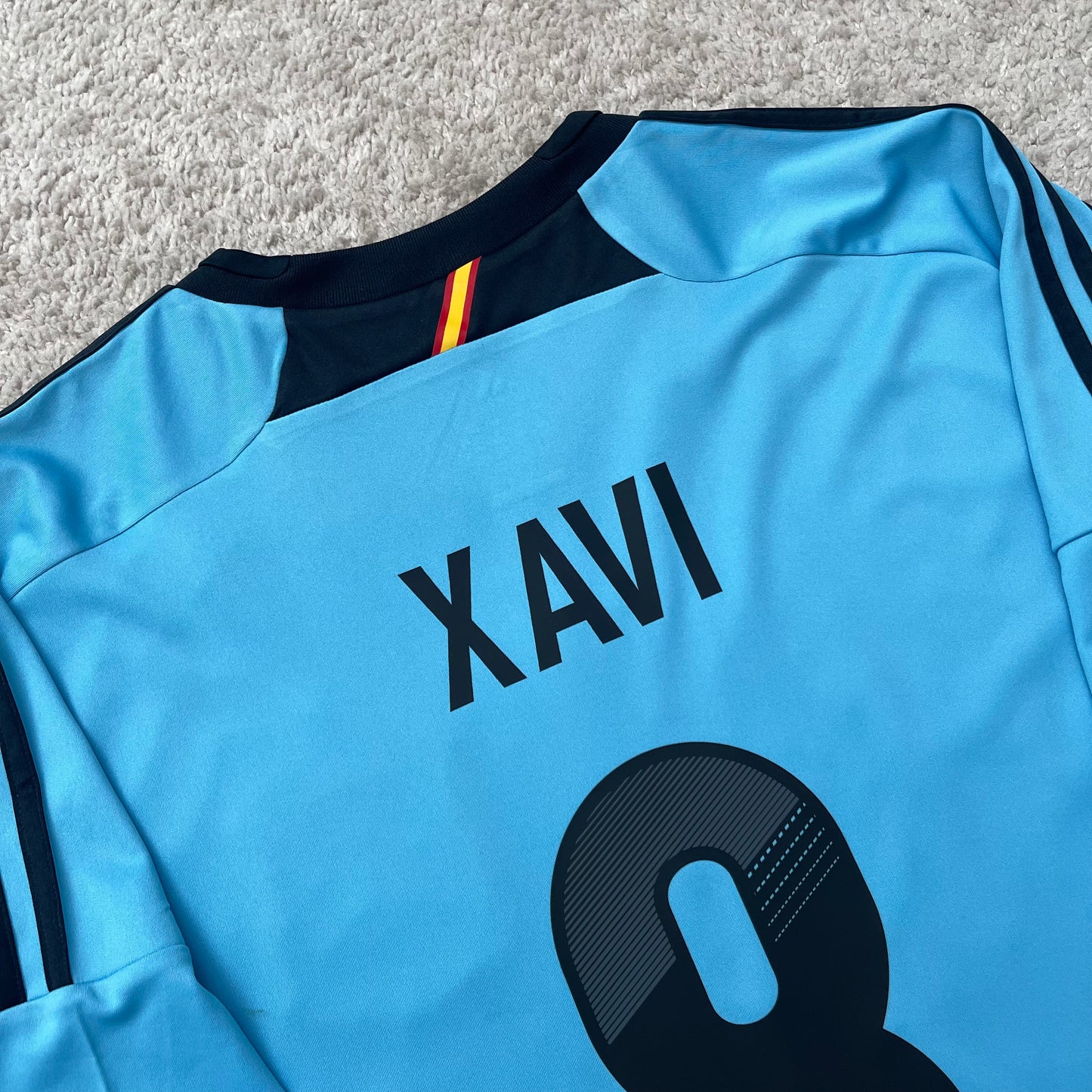 Spain 2012 EURO away x Xavi #8 (XL)