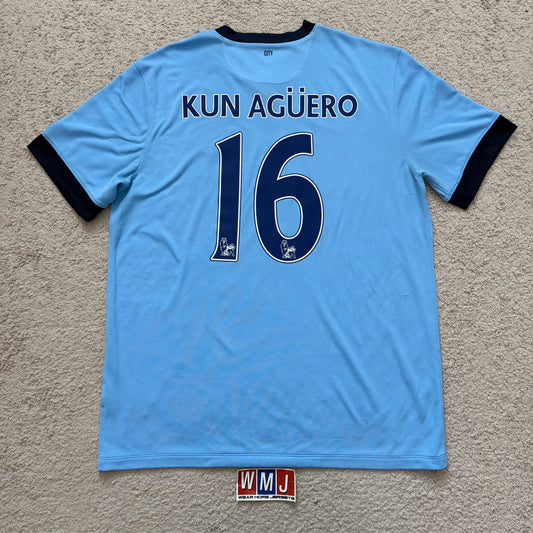 Manchester City 2014/15 home x Sergio 'Kun' Agüero #16 (XL)