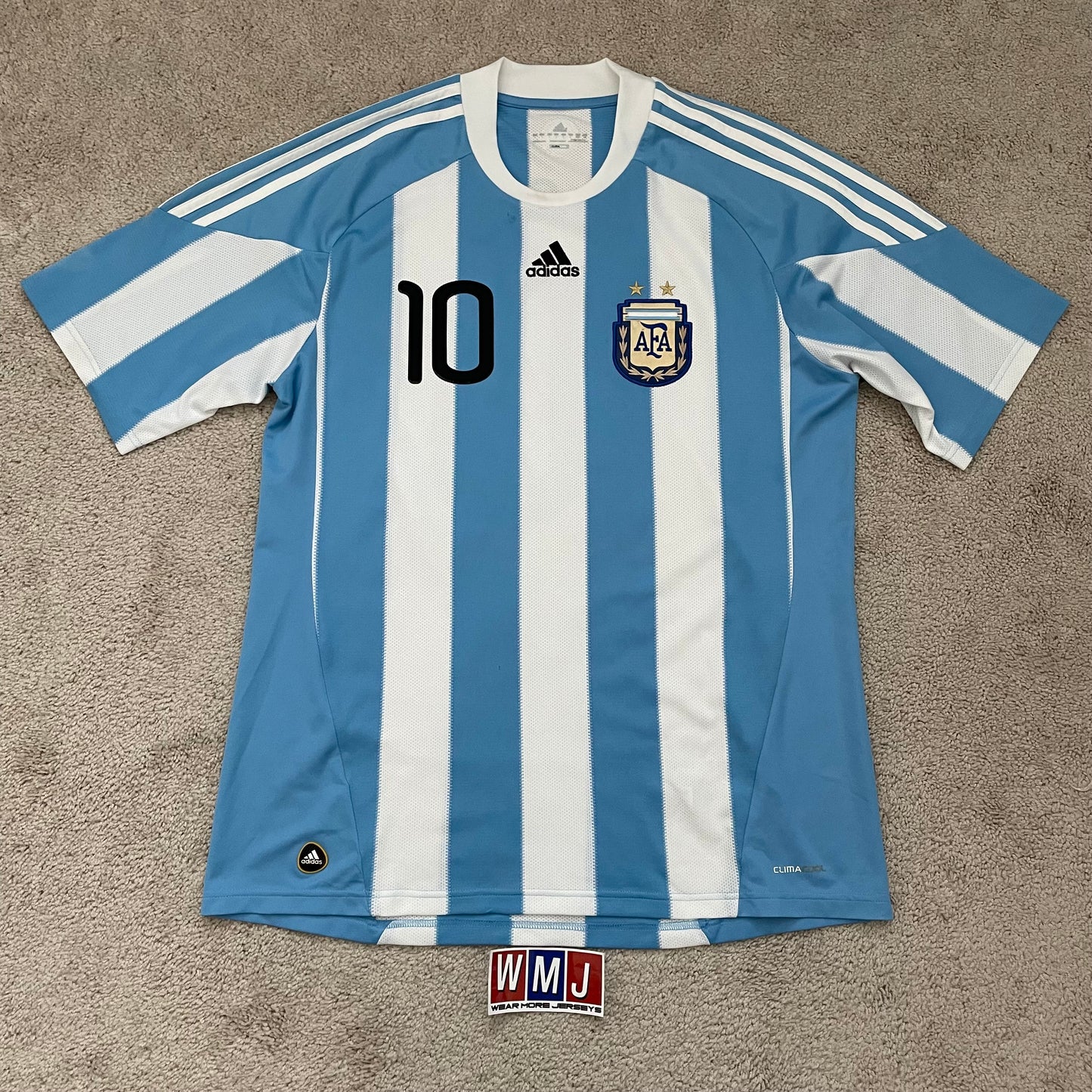 Argentina 2010 World Cup home x Messi #10 (L)