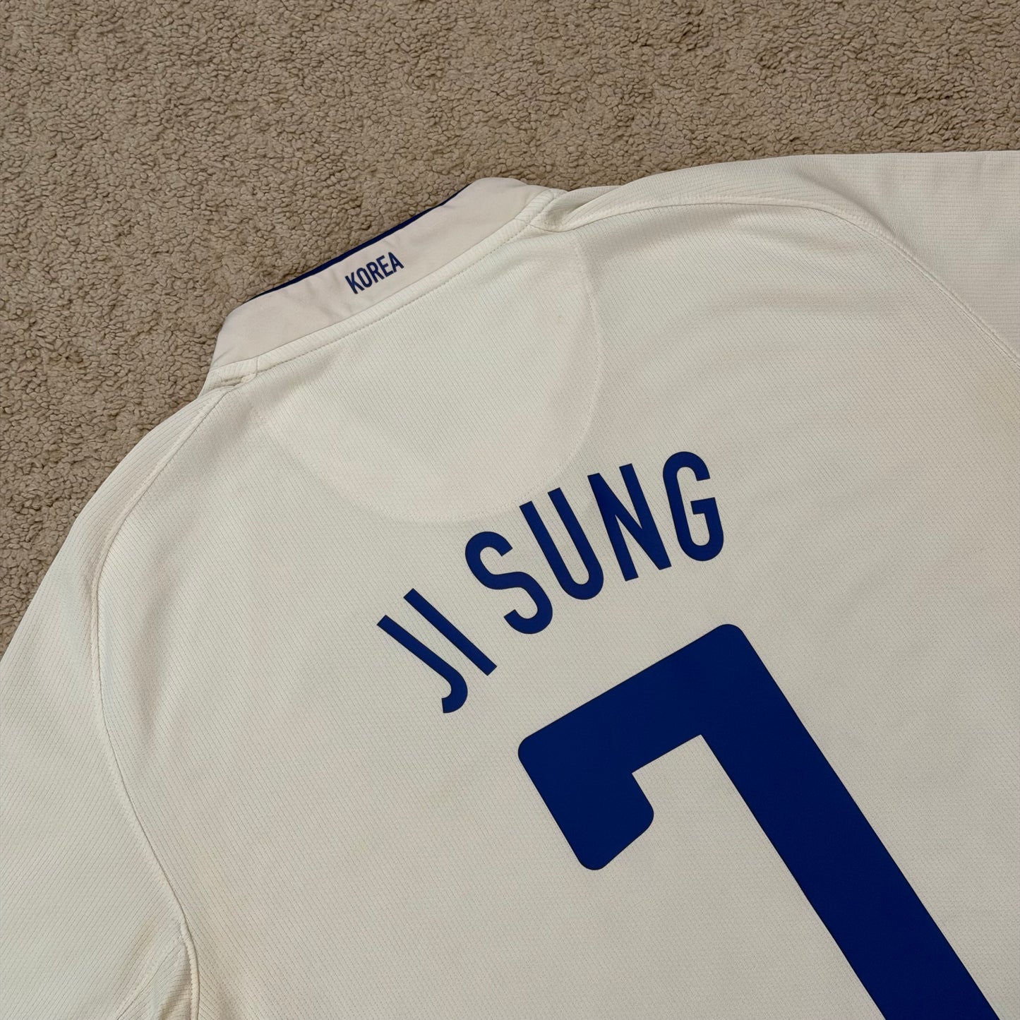 South Korea 2008/2009/2010 away PLAYER VERSION x Ji Sung Park #7 (L)
