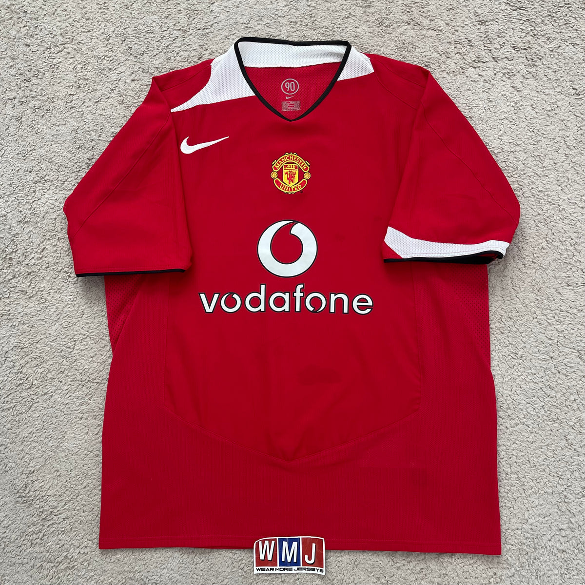 Manchester United 2004/2005/2006 home x Cristiano Ronaldo #7 (L)
