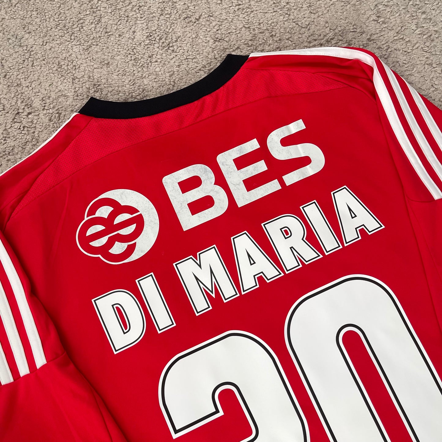 Benfica 2008/09 home x Angel Di Maria #20 (XL)