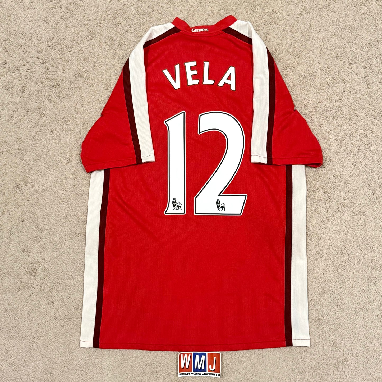 Arsenal 2008/2009/2010 home x Carlos Vela #12 (M)