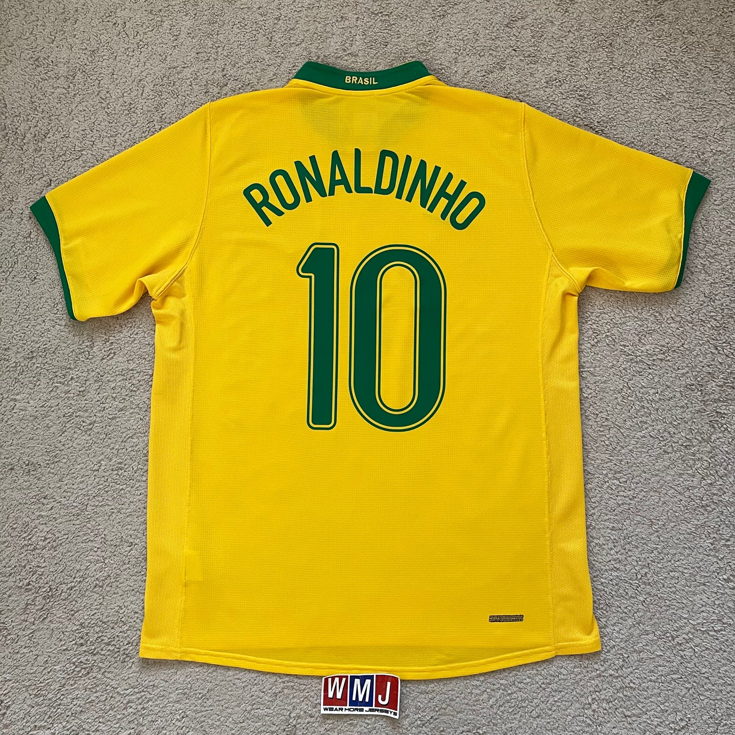 Brazil 2006 World Cup home x Ronaldinho #10 (L)