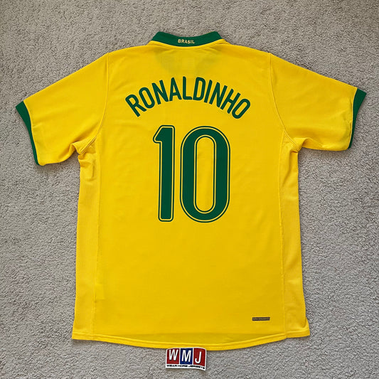 Brazil 2006 World Cup home x Ronaldinho #10 (L)