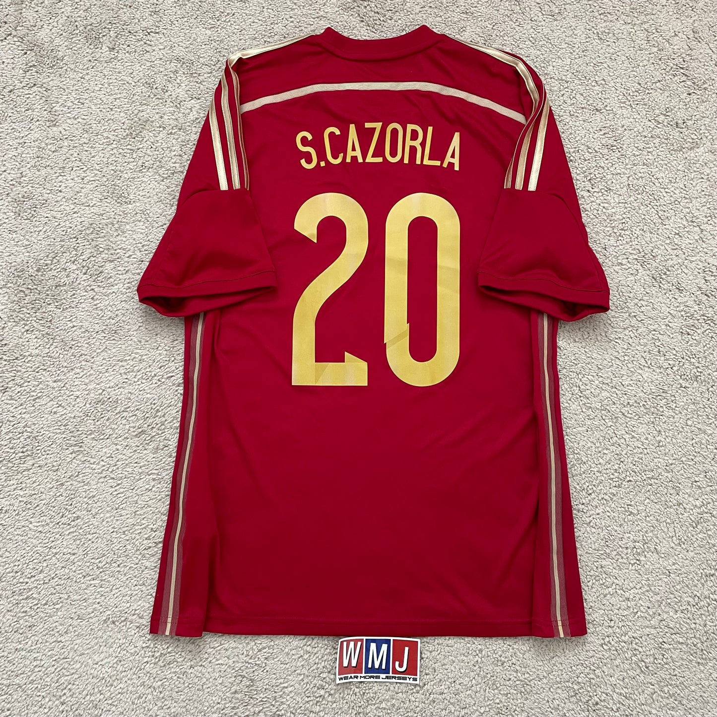 Spain 2014 World Cup home x Santi Cazorla #20 (L)