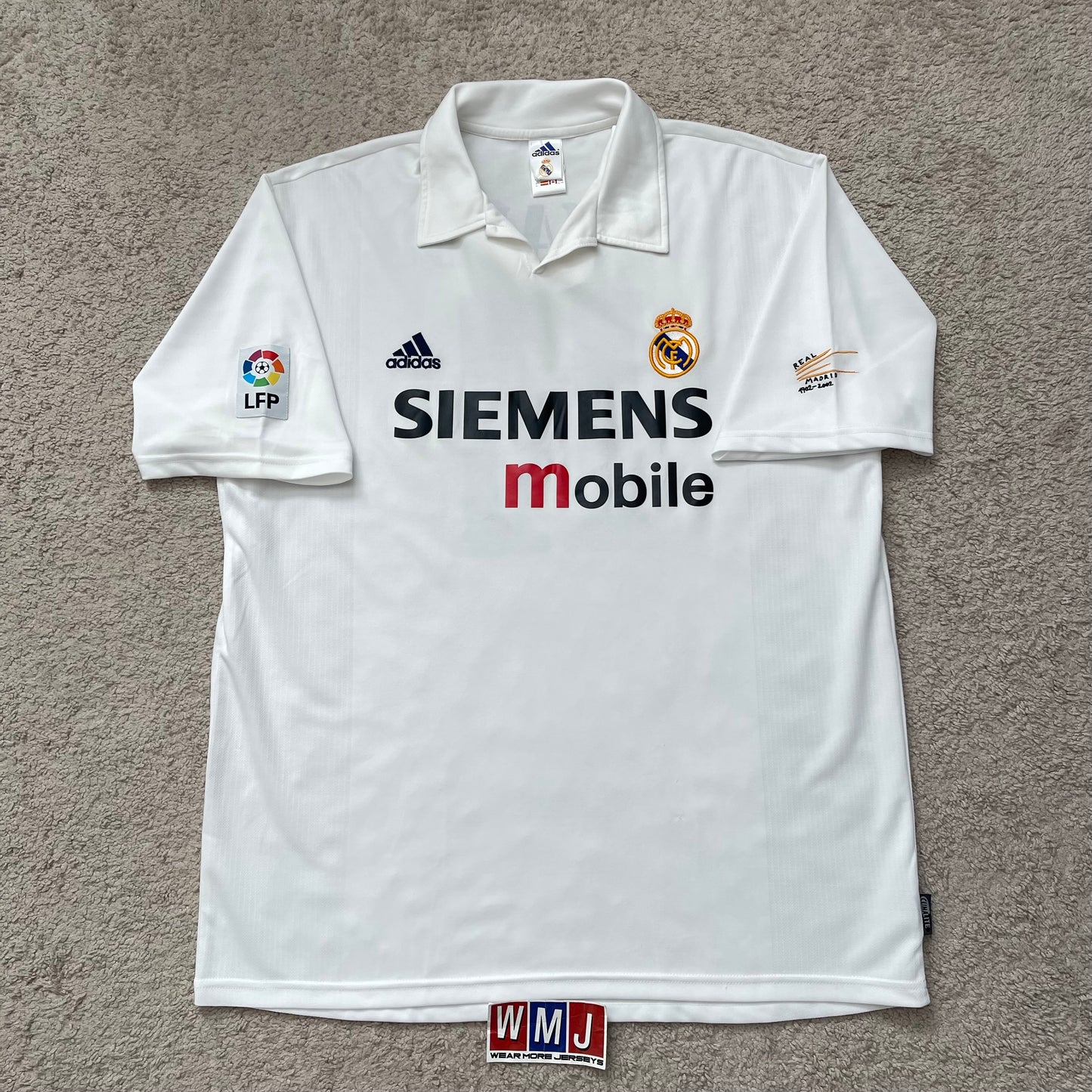 Real Madrid 2002/03 home 100th Anniversary x Ronaldo Nazario #11 (XL)