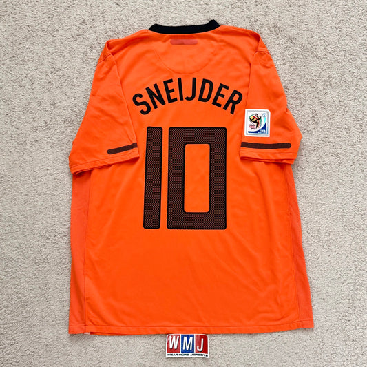 Netherlands 2010 World Cup home x Wesley Sneijder #10 (L)