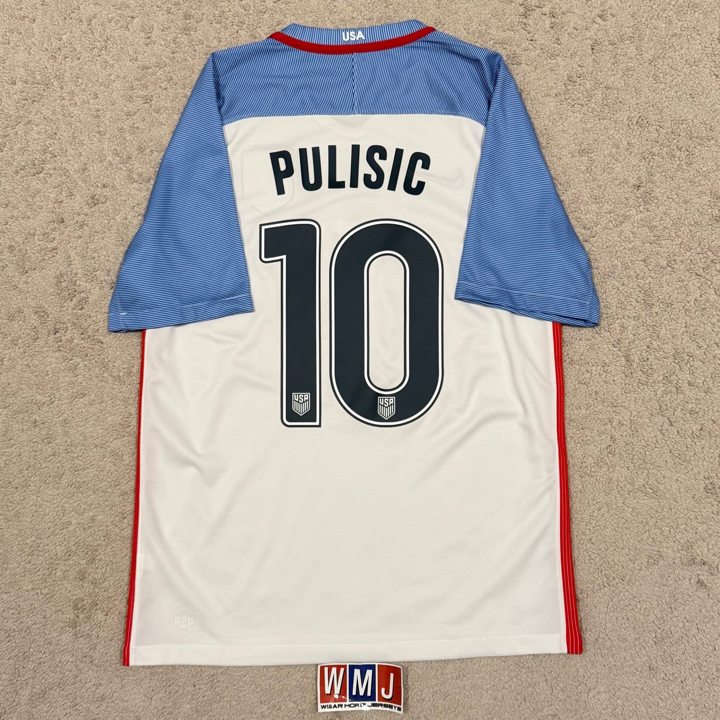 USA 2016/17 home x Christian Pulisic #10 (M)