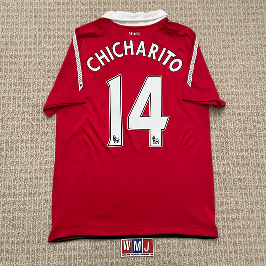 Manchester United 2010/11 home x Chicharito #14 (M)