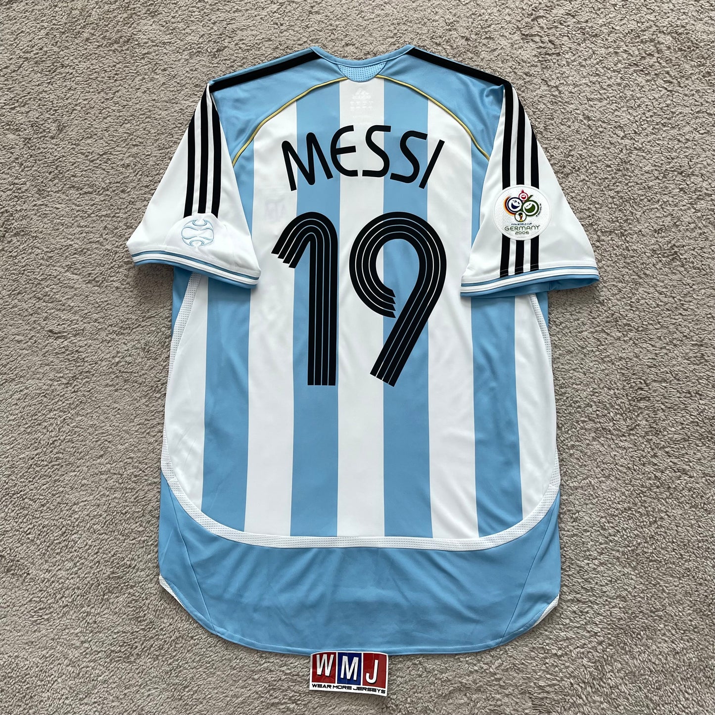Argentina 2006 World Cup home x Messi #19 (M)