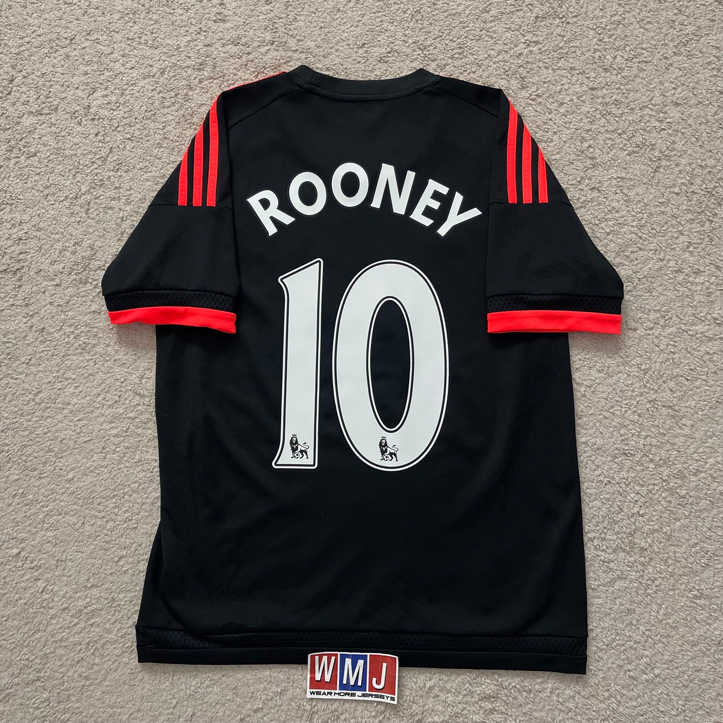 Manchester United 2015/16 third x Wayne Rooney #10 (M) *two small holes