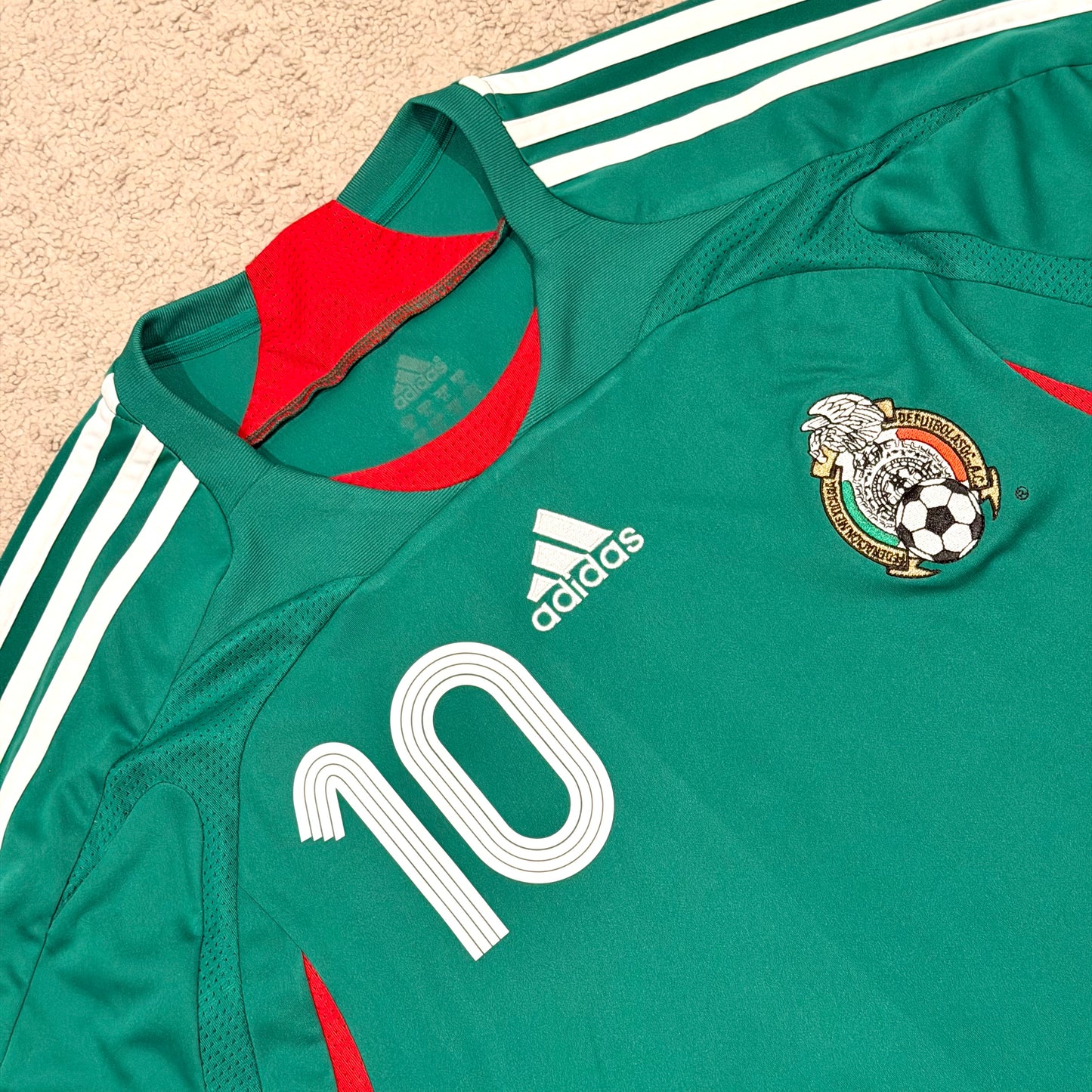 Mexico 2007/08 home x Cuauhtémoc Blanco #10 (XL)