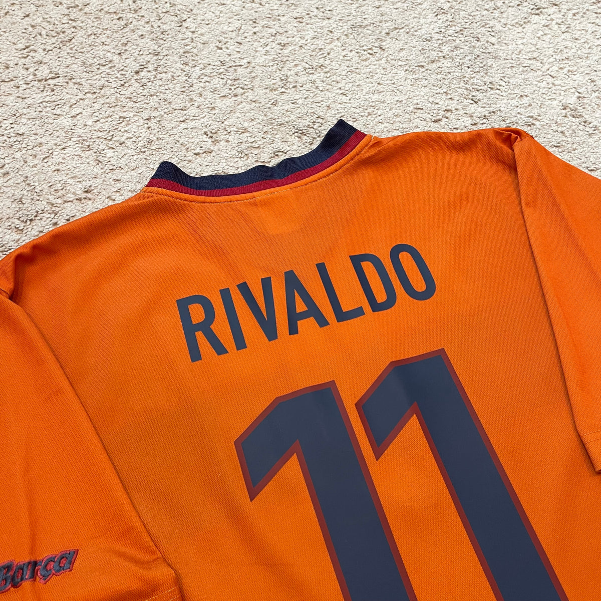 Barcelona 1998/1999/2000 third x Rivaldo #11 (XL) *has two tiny holes on the back