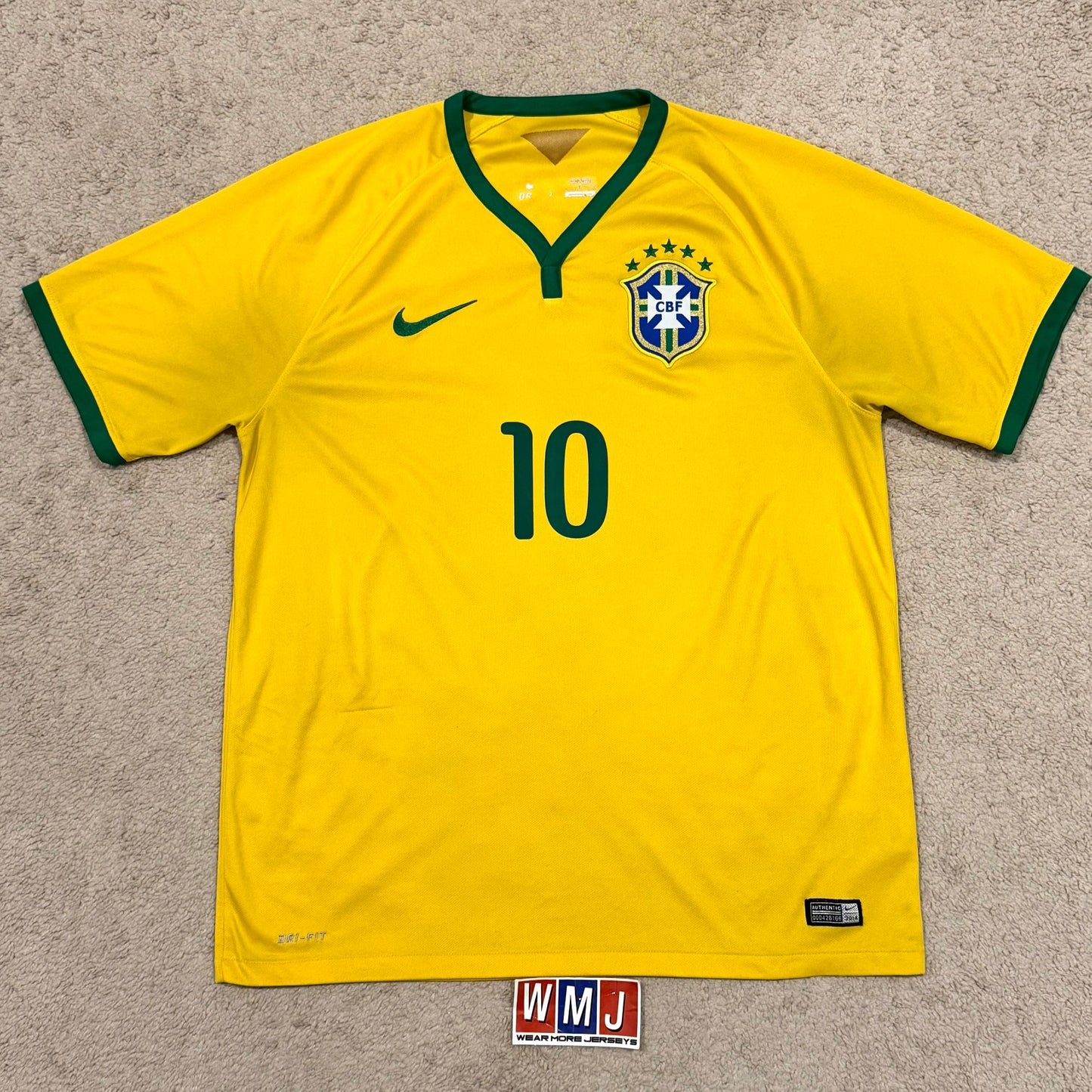 Brazil 2014 World Cup home x Neymar Jr #10 (L)