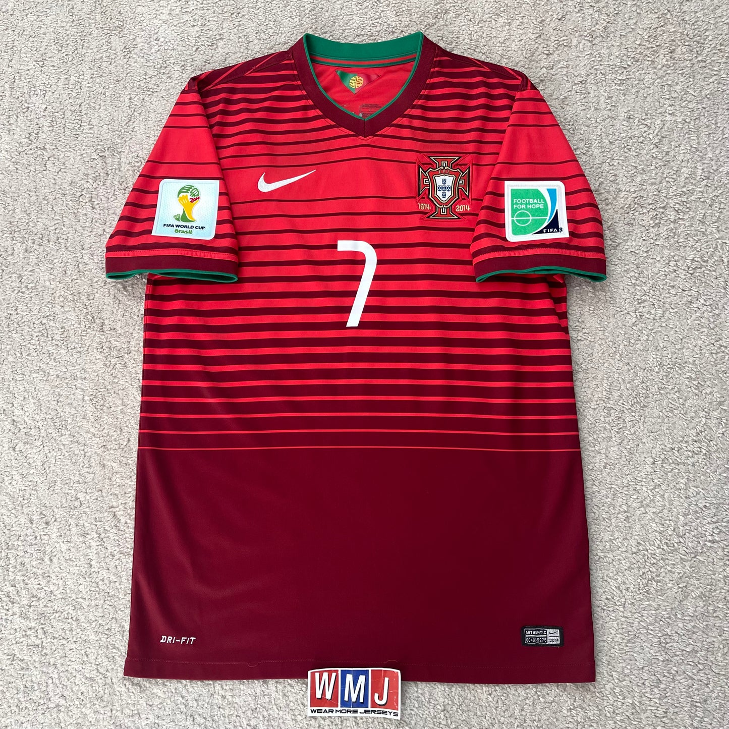 Portugal 2014 World Cup home x Cristiano Ronaldo #7 (M)