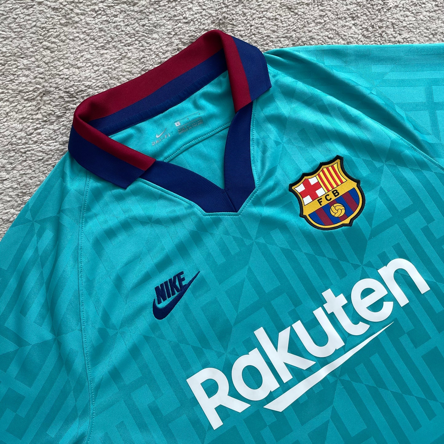 Barcelona 2019/20 third x Messi #10 (L)