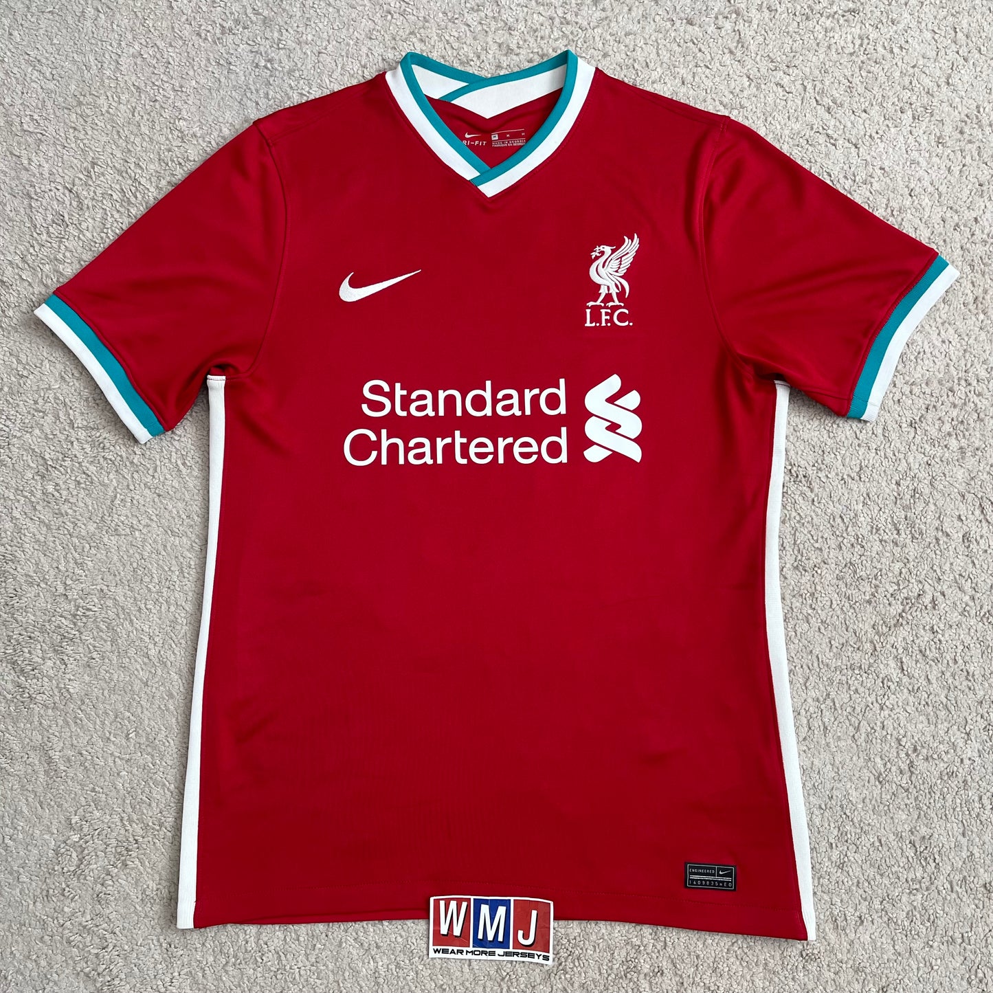 Liverpool 2020/21 home x Virgil Van Dijk #4 (M)