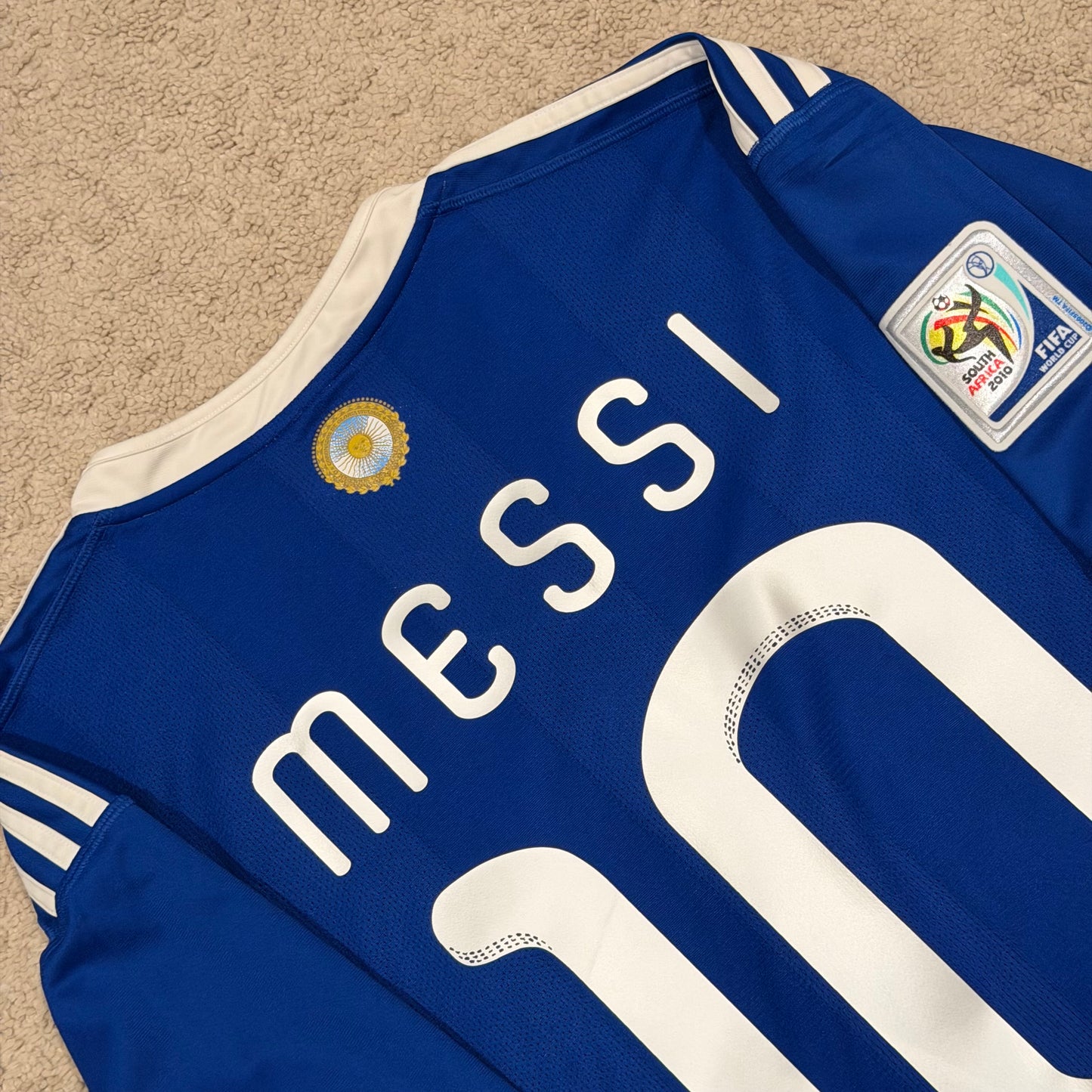Argentina 2010 World Cup away x Messi #10 (XL)
