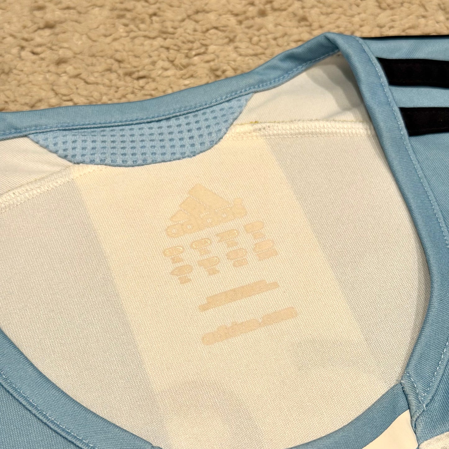 Argentina 2006 World Cup home PLAYER VERSION x Messi #19 (XL)