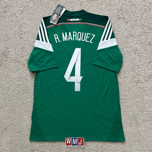 Mexico 2014 World Cup home x Rafa Marquez #4 (S) *BRAND NEW WITH TAGS