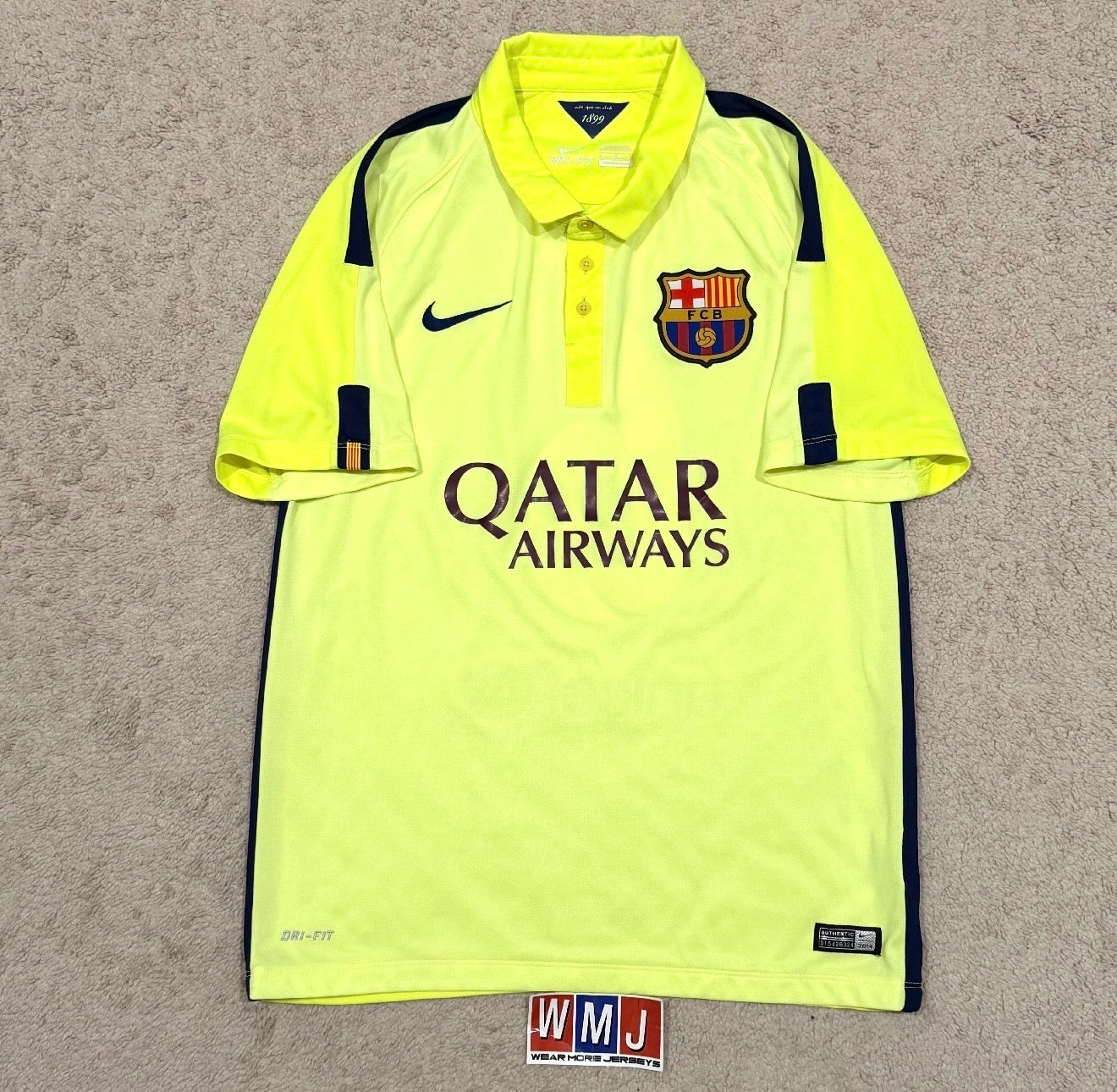Barcelona 2014/15 third x Xavi #6 (M)