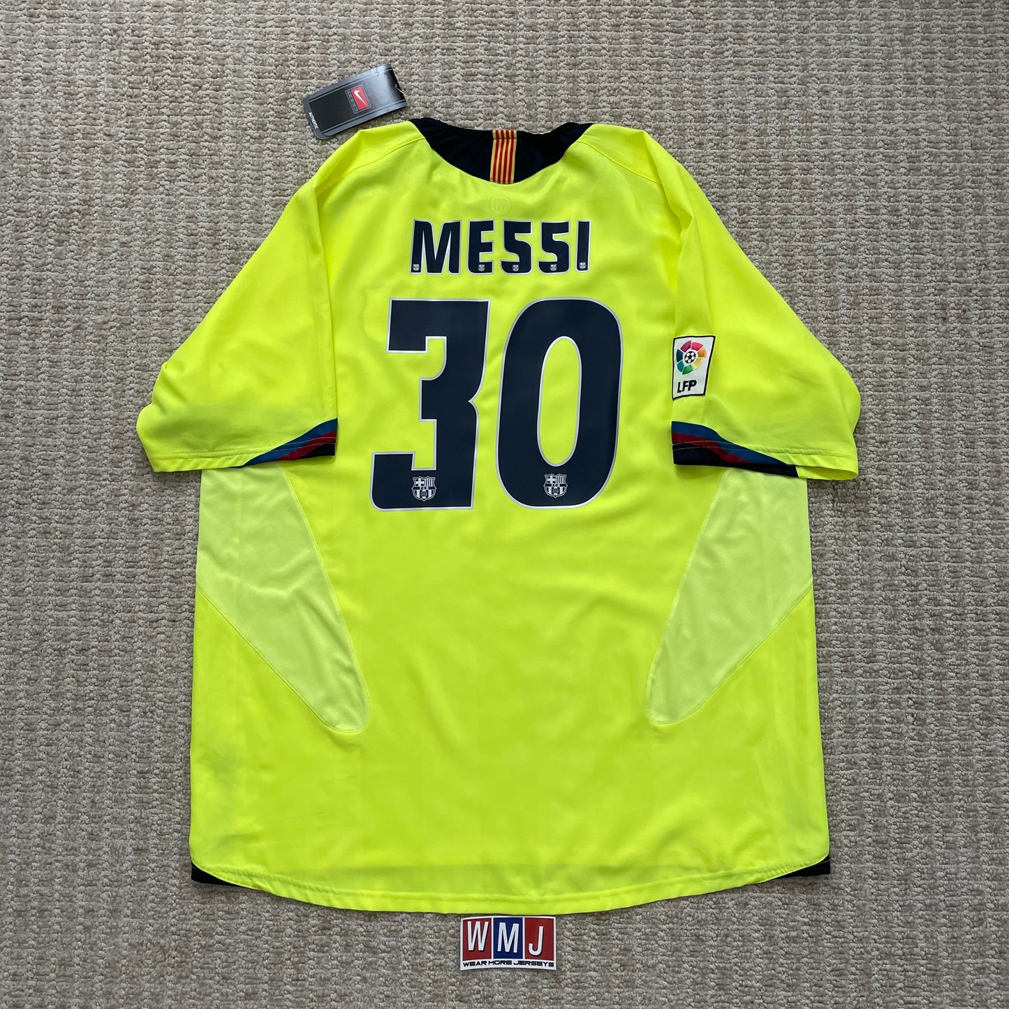 Barcelona 2005/06 away x Messi #30 (XXL) *BRAND NEW WITH TAGS