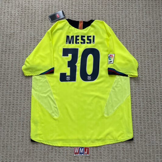 Barcelona 2005/06 away x Messi #30 (XXL) *BRAND NEW WITH TAGS