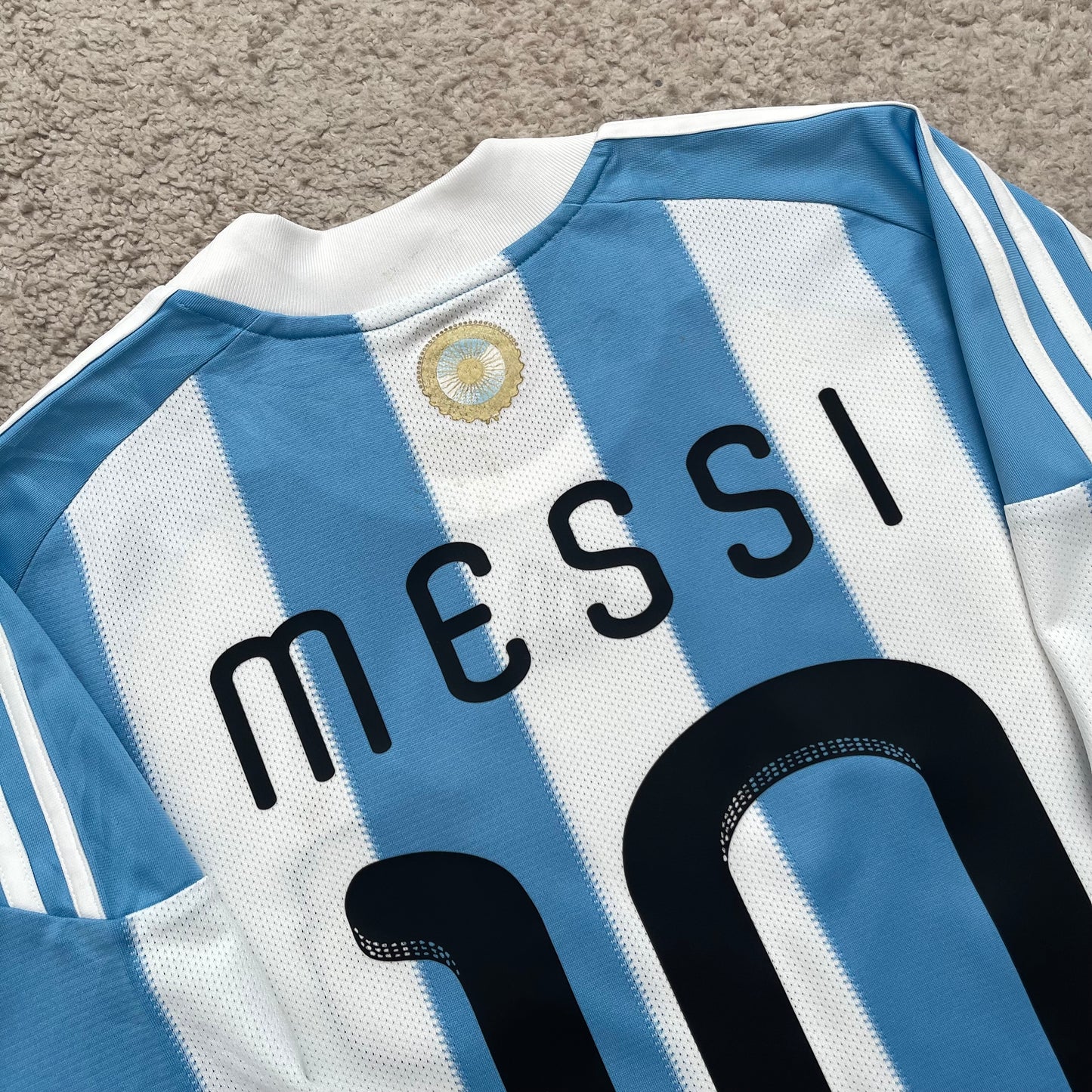 Argentina 2010 World Cup home x Messi #10 (M)