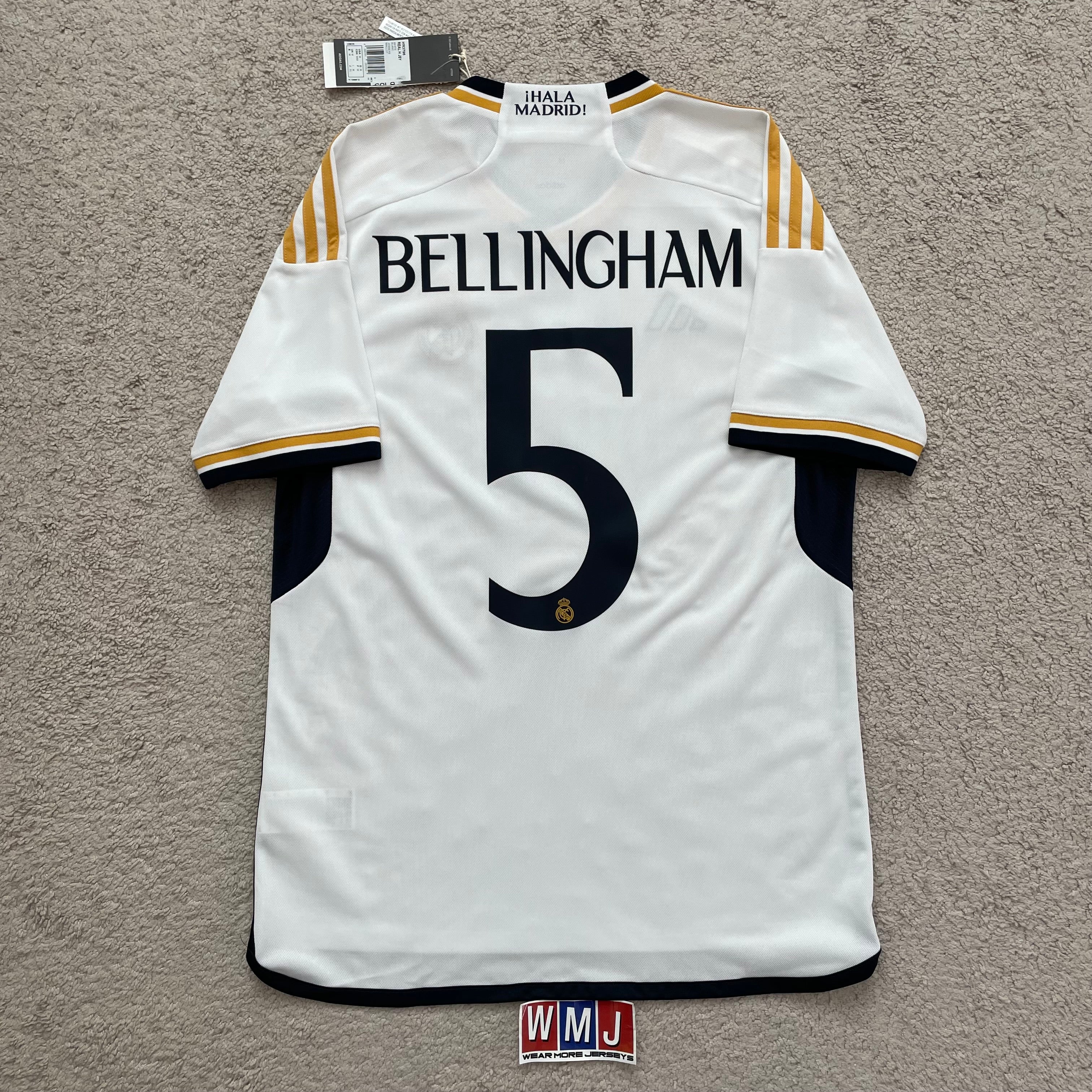 Real Madrid 2023/2024 home x Jude Bellingham #5 (M) *BRAND