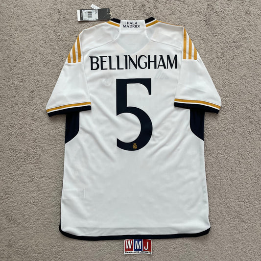 Real Madrid 2023/2024 home x Jude Bellingham #5 (M) *BRAND NEW WITH TAGS